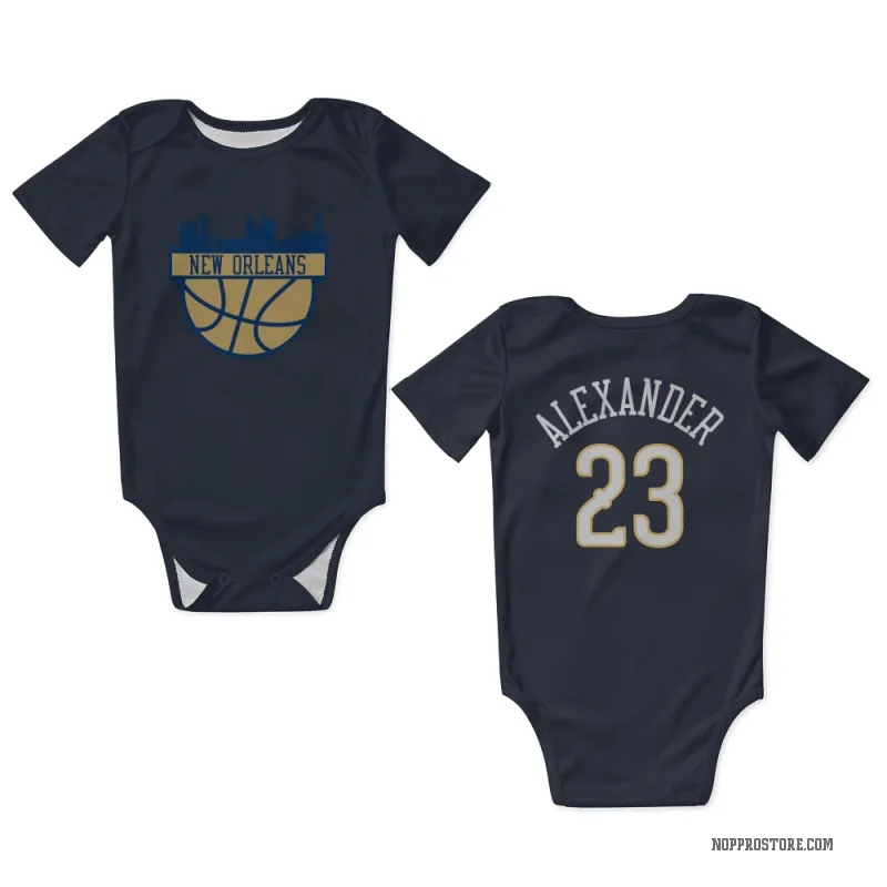 Trey Alexander  Navy New Orleans Pelicans  Newborn & Infant Bodysuit