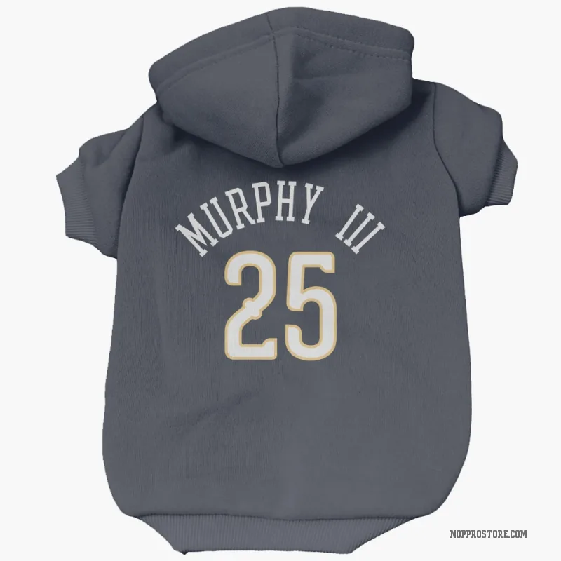 Trey Murphy III  Navy New Orleans Pelicans  Cat & Dog Pet Hoodie