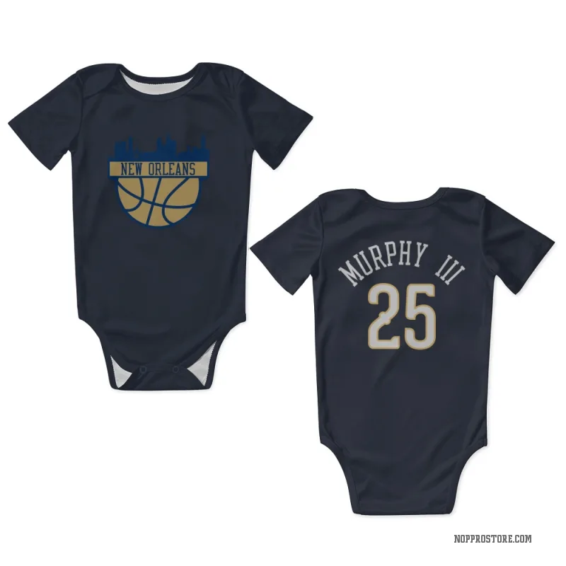 Trey Murphy III  Navy New Orleans Pelicans  Newborn & Infant Bodysuit