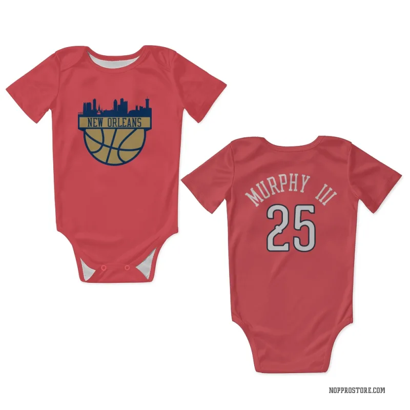 Trey Murphy III  Red New Orleans Pelicans  Newborn & Infant Bodysuit