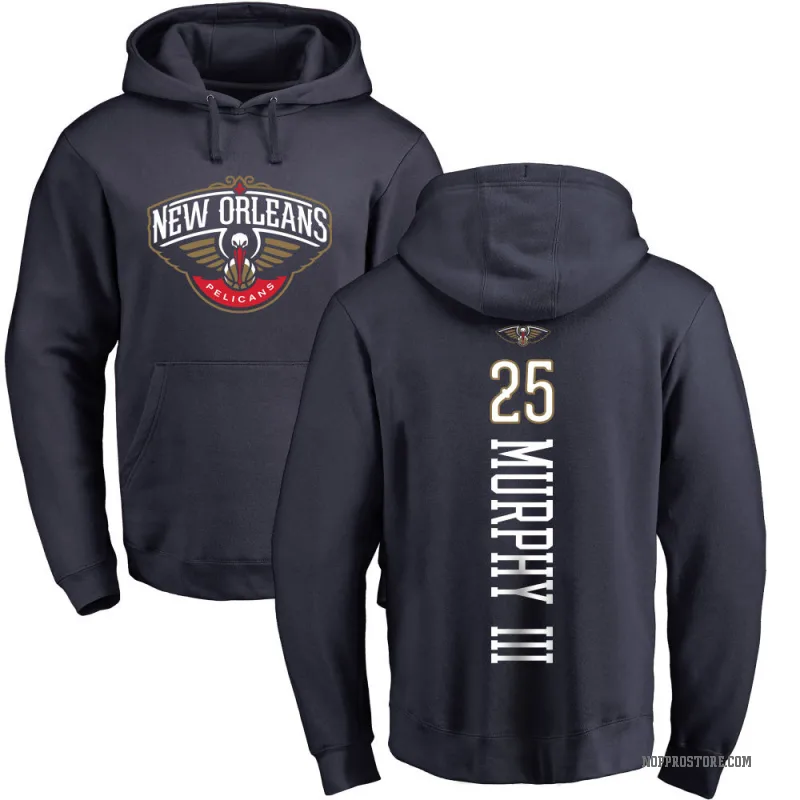 Trey Murphy III Youth Navy New Orleans Pelicans Branded Backer Pullover Hoodie