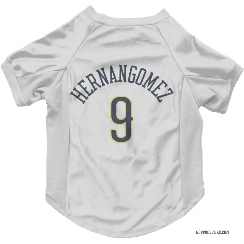 Willy Hernangomez  White New Orleans Pelicans  Cat & Dog Pet Jersey