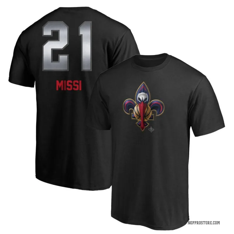 Yves Missi Youth Black New Orleans Pelicans Midnight Mascot T-Shirt