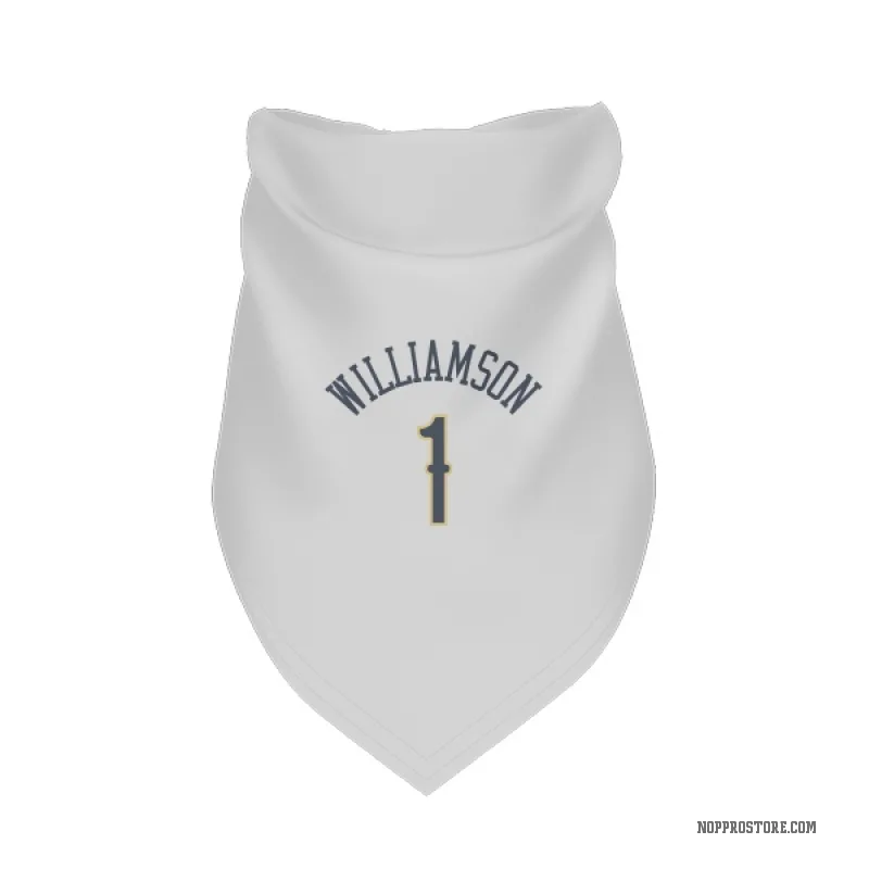 Zion Williamson  White New Orleans Pelicans  Cat & Dog Pet Bandana